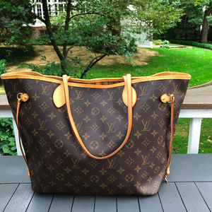 Loius Vuitton Never full MM bag Great CONDITION!!!